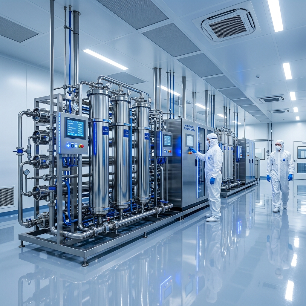 Activated carbon semiconductor ultra pure water treatment
